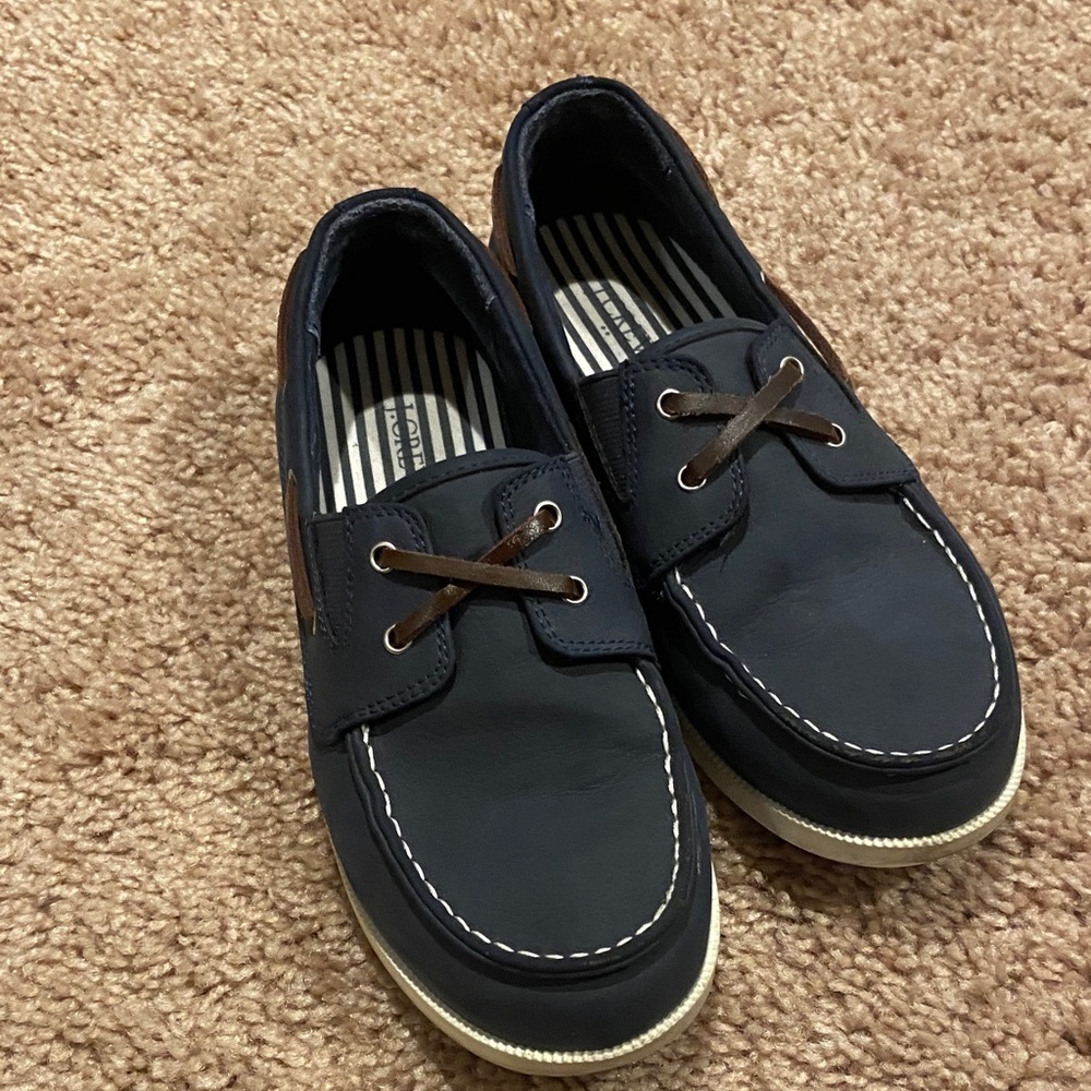 J. Crew Kids Navy Dress Shoes